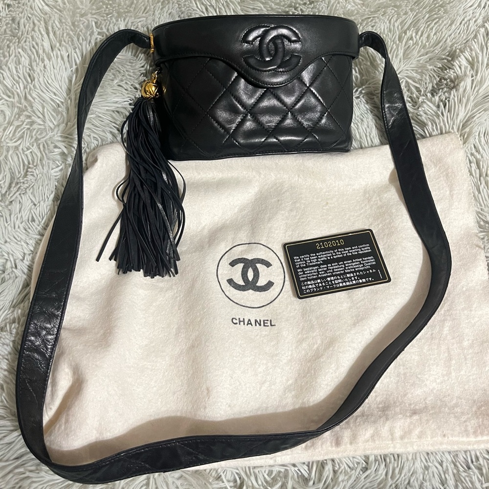 Chanel Vintage CC Tassel Vanity Bag